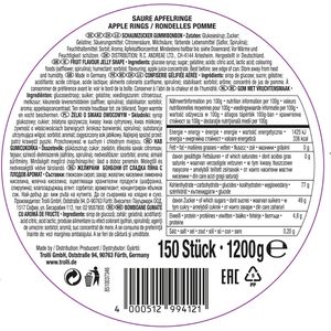 Produktbild für Fruchtgummis Trolli Apfelringe