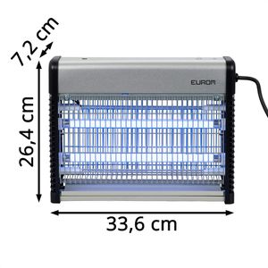 Produktbild für Insektenvernichter Eurom 211375 Fly Away metal 16 LED