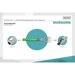 Produktbild für Netzwerkkabel Digitus DK-1843-VH-1, grün