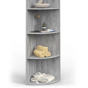 Produktbild für Bücherregal Vicco Ecki, beton grau