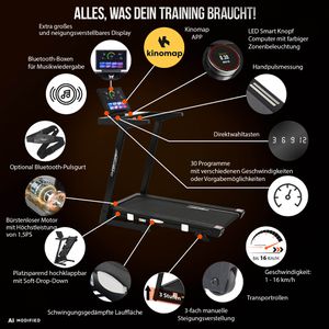 Produktbild für Laufband Christopeit TM 4000 S, mit manueller Steigung