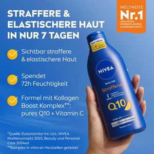 Produktbild für Bodylotion Nivea Body Milk Q10 Straffend
