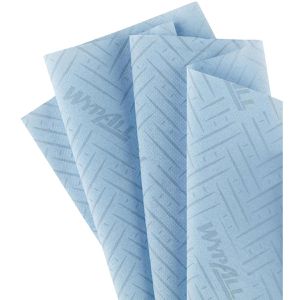 Produktbild für Putztuchrolle Wypall L10 6223, aus Zellstoff, blau