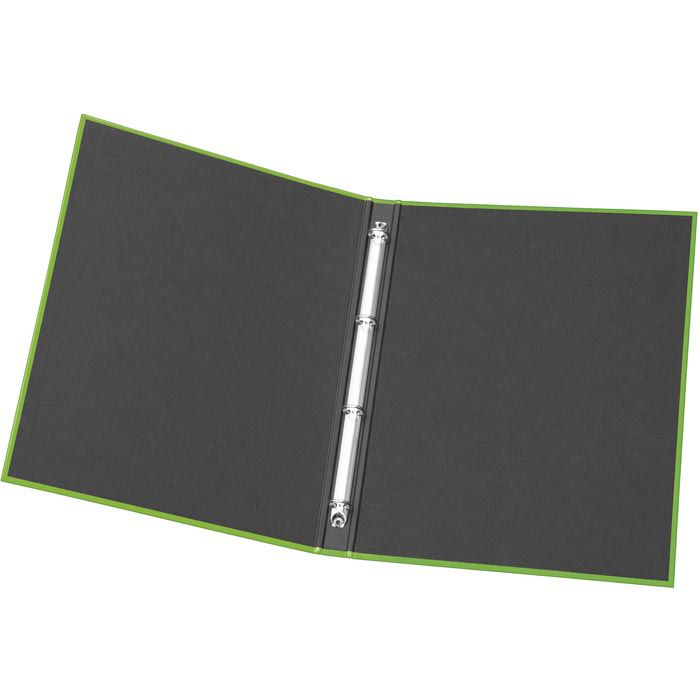 Classeur Veloflex Velocolor 4 Anneaux DIN A4 - Capacité 250 Feuilles, Carton Brillant, Miroir Intérieur Noir - Bureau Ou École