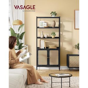 Produktbild für Bücherregal Vasagle LLS124B56, schwarz
