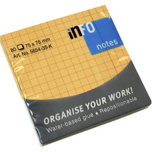 Haftnotizen Info Brilliant Sticky Notes, orange