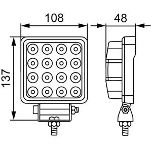 Produktbild für Zusatzscheinwerfer Hella ValueFit S2500, 12 V / 24 V, LED