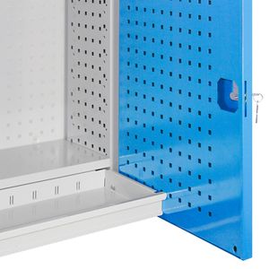 Produktbild für Werkzeugschrank ADB 52607, aus Metall, grau / lichtblau