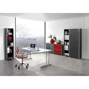 Produktbild für Schreibtisch Kerkmann Artline, transparent / chrom