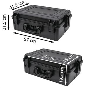 Produktbild für Transportkoffer HMF ODK100, abschließbar, aus Kunststoff