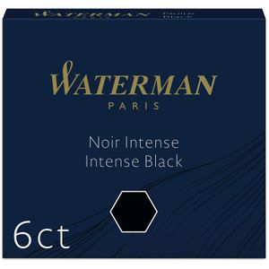 Füllerpatronen Waterman International, schwarz