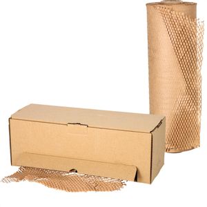 Produktbild für Packpapier Böttcher-AG Wabenpapier-Rolle in Spenderbox