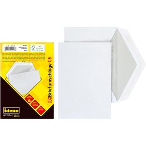 Produktbild für Briefumschläge Idena 10217, weiß, C6
