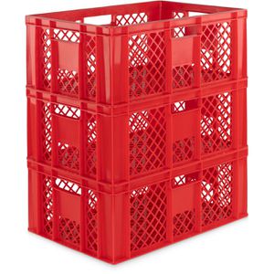 Produktbild für Eurobox Alpha-Paletten rot, 45 Liter, lebensmittelecht