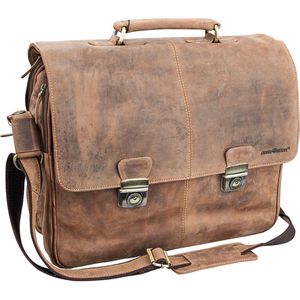 Produktbild für Aktentasche Greenburry Vintage 1728-25 braun, mit Laptopfach