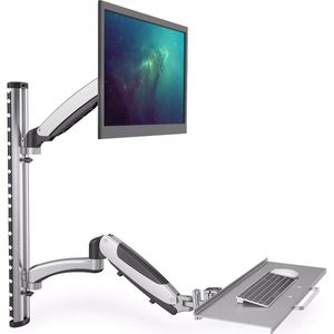 Produktbild für Monitorhalterung Digitus LCD Monitorarm mit Ablage