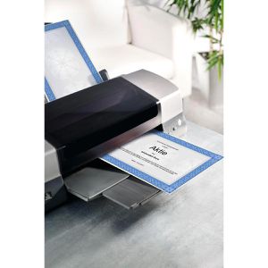 Produktbild für Briefpapier Sigel DP490, Wertpapier blau, A4