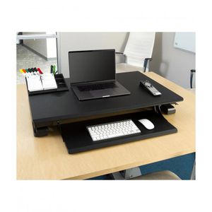 Produktbild für Schreibtischaufsatz Luxor DC-Premier-B , schwarz