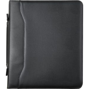 Produktbild für Schreibmappe Alassio 30025, Arezzo, schwarz, Kunstleder