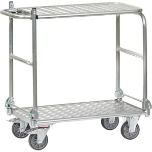 Produktbild für Tischwagen Fetra 1181, aus Aluminium, klappbar