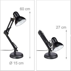 Produktbild für Schreibtischlampe Relaxdays mit E27-Fassung