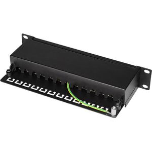 Produktbild für Patchpanel LogiLink NP0052B, Cat 6A