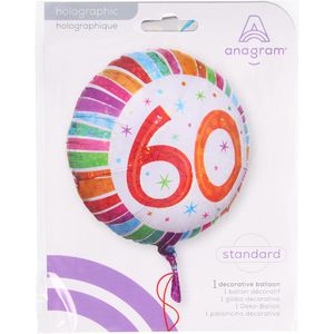 Produktbild für Luftballons Amscan 1607201, Radiant Birthday 60