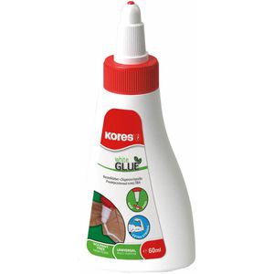 Alleskleber Kores White Glue, Bastelkleber, 60ml