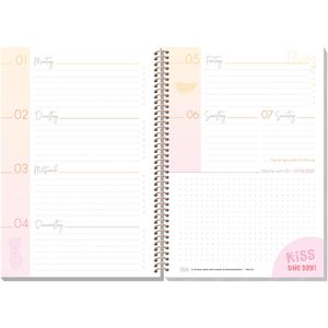 Produktbild für Schülerkalender Häfft College-Timer Poppy, Schuljahr 2026/2027