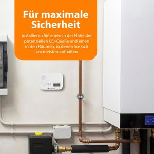 Produktbild für CO-Melder Smartwares FGA-13041, mit Batterie