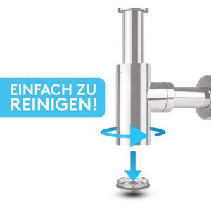 Produktbild für Siphon Bächlein Design für Waschbecken