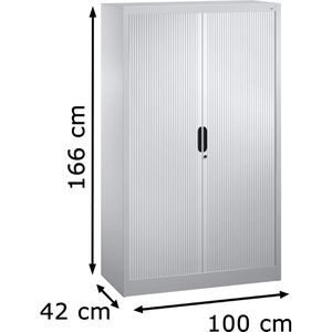Produktbild für Rollladenschrank CP-Möbel Omnispace, aus Metall