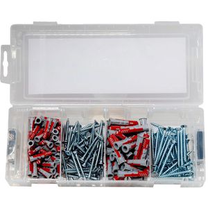 Produktbild für Schrauben-Dübel-Set Fischer 568544, MiniFixTainer
