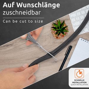 Produktbild für Kabelschlauch ECENCE schwarz