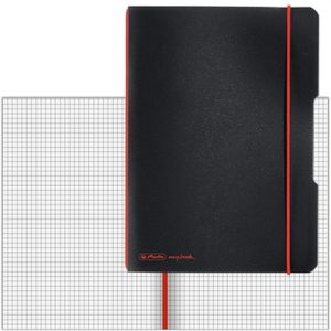 Notizbuch Herlitz 11361557 my.book flex, schwarz, A5