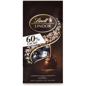 Pralinen Lindt Lindor Dunkel 60%, 10 Stück