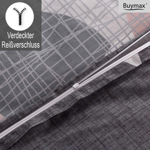 Produktbild für Bettwäsche Buymax Jadore, grau, Renforcé
