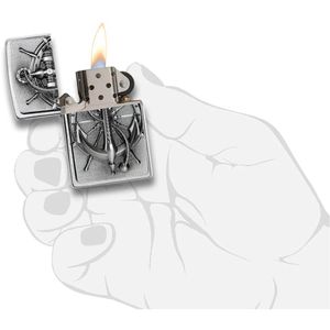 Produktbild für Feuerzeug Zippo Nautic Emblem