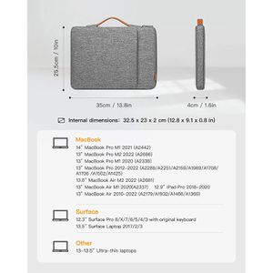 Produktbild für Laptophülle Inateck LB02006, bis 13,3 Zoll