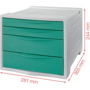 Produktbild für Schubladenbox Esselte 626285, Colour'Breeze, A4