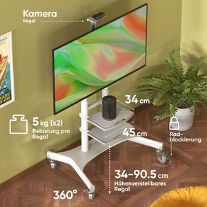 Produktbild für TV-Ständer Onkron TS1881-W, weiß