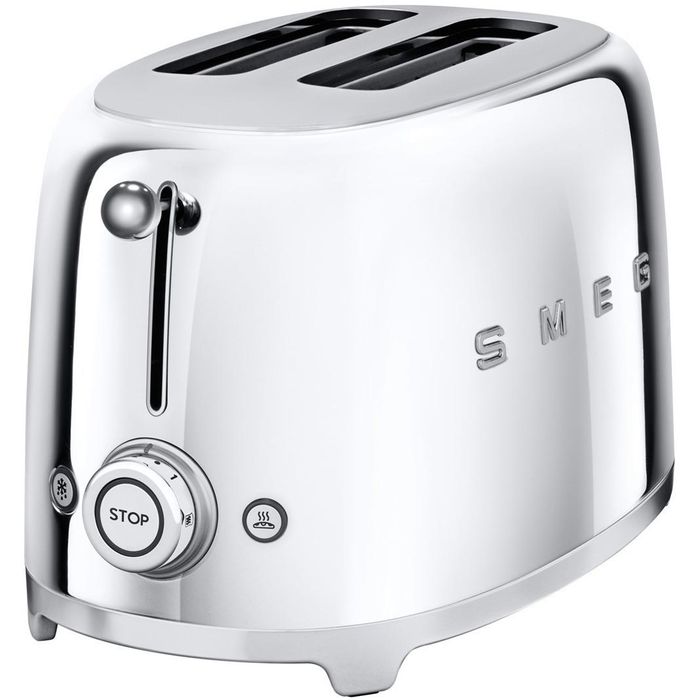 Smeg Toaster TSF01SSEU 50er Retro Style, 2 Scheiben, 950 Watt, Edelstahl,  chrom – Böttcher AG