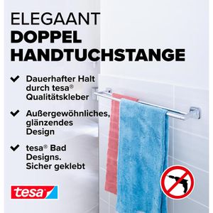 Produktbild für Handtuchhalter Tesa Elegaant 40437, silber