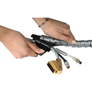 Produktbild für Kabelschlauch LogiLink KAB0013, grau
