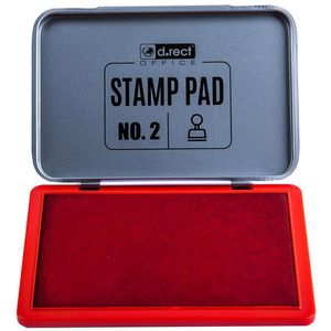 Produktbild für Stempelkissen D.RECT NO. 2, für Büro, rot