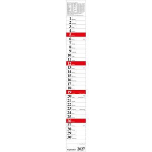 Produktbild für Streifenkalender Korsch 257627, Praktika Rot XXL