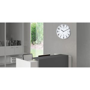 Produktbild für Wanduhr Unilux Maxi Wave, Kunststoff, analog, Funkuhr