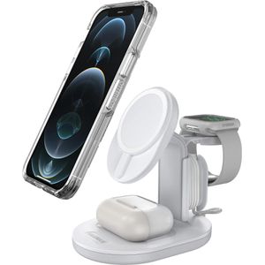 Produktbild für Ladestation Otterbox für MagSafe 3in1 weiß