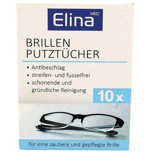 Brillenputztücher Elina-med 67765, feucht