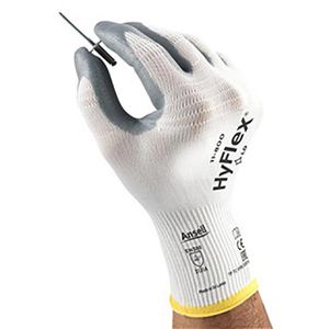 Produktbild für Schnittschutzhandschuhe Ansell HyFlex weiß, 11-800